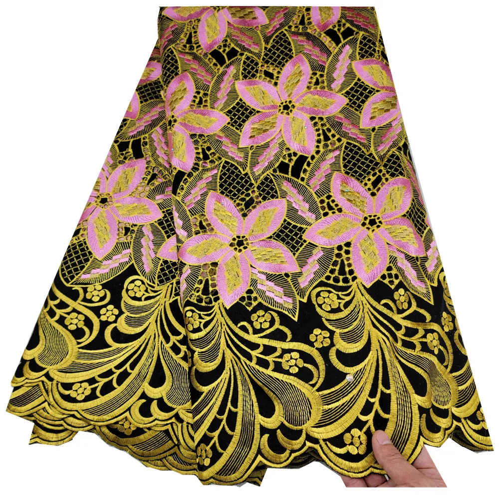 Latest African Cotton Lace Fabric With Stones Embroidery Nigerian Swiss Voile Lace In Switzerland For Wedding Dress h20-97
Latest African Cotton Lace Fabric With Stones Embroidery Nigerian Swiss Voile Lace In Switzerland For Wedding Dress h20-97