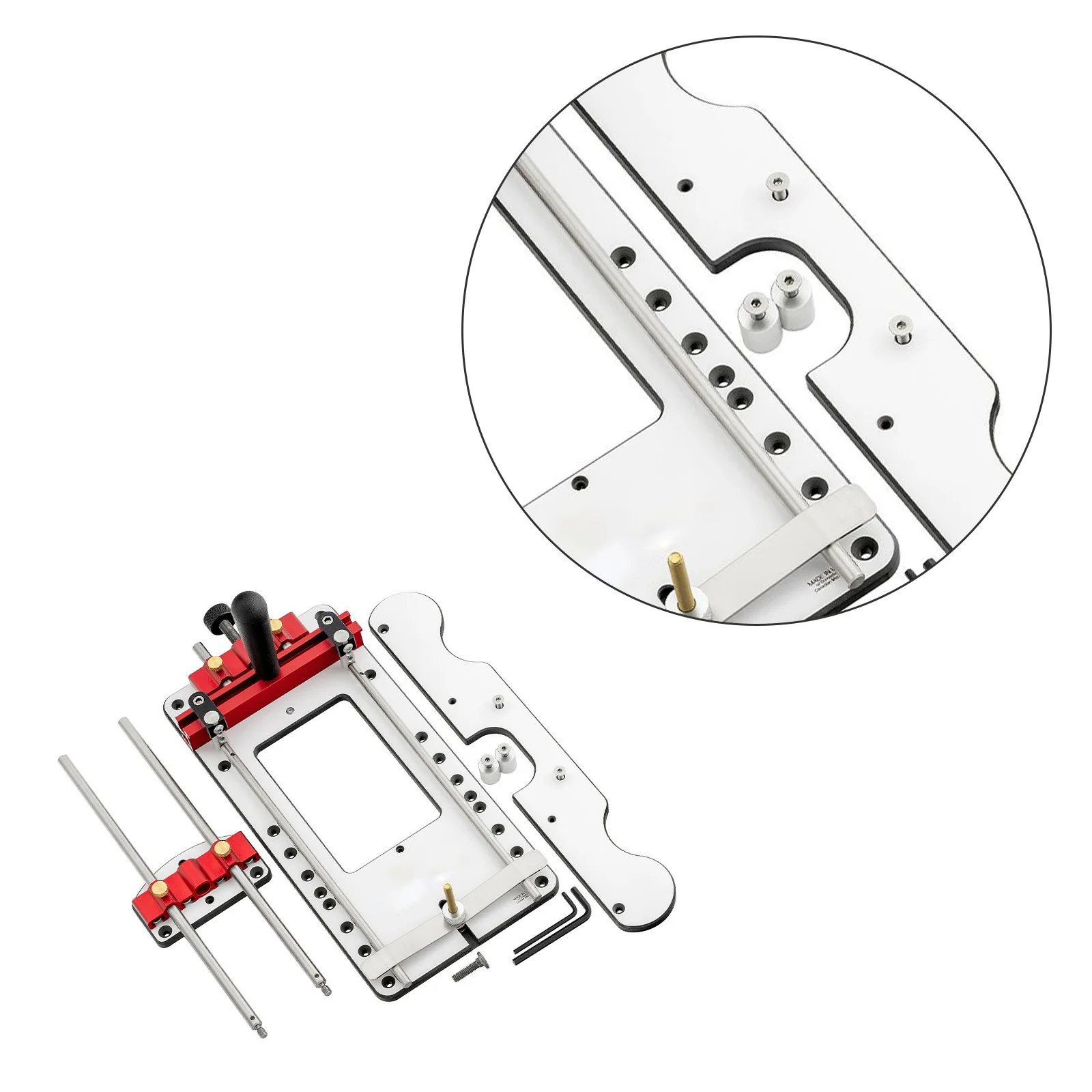 Portable Woodworking Locator Engraving Machine Locator Adjustable Locator Woodworking Workbench Tool Hand Tool Combination
Portable Woodworking Locator Engraving Machine Locator Adjustable Locator Woodworking Workbench Tool Hand Tool Combination