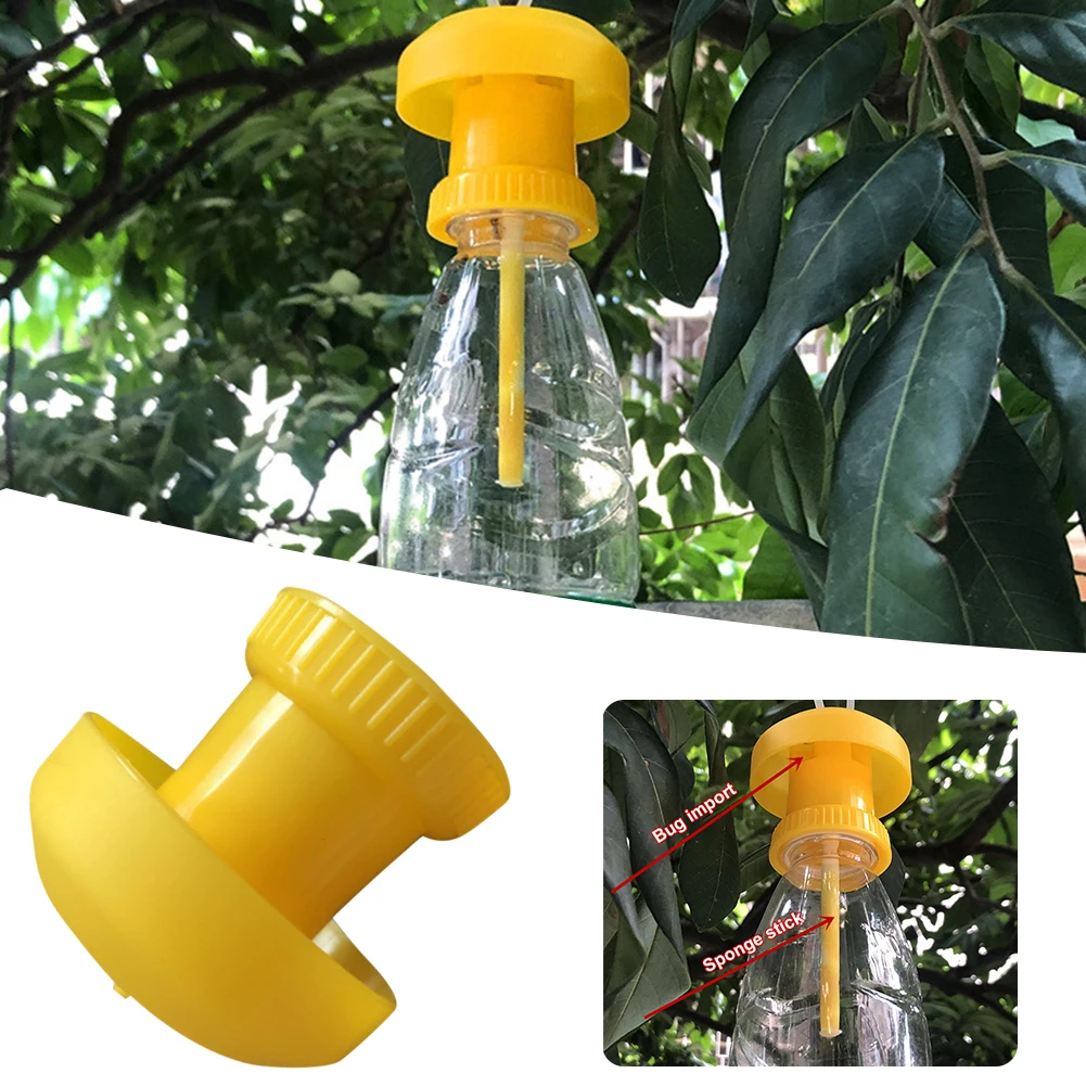 Fruit Fly Traps Reusable Plastic Bottle Top Trap Fly Catcher Pest Insect Control for Indoor and Outdoor Farm Orchard Supplies
Fruit Fly Traps Reusable Plastic Bottle Top Trap Fly Catcher Pest Insect Control for Indoor and Outdoor Farm Orchard Supplies