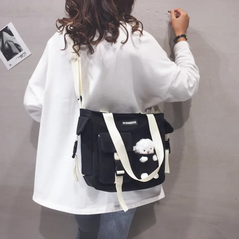 Shoulder Messenger Bag Teen School Bag Handbag Bookbags Middle Student lovely Tote Schoolbag High Capacity Bagpack for Girls
Shoulder Messenger Bag Teen School Bag Handbag Bookbags Middle Student lovely Tote Schoolbag High Capacity Bagpack for Girls