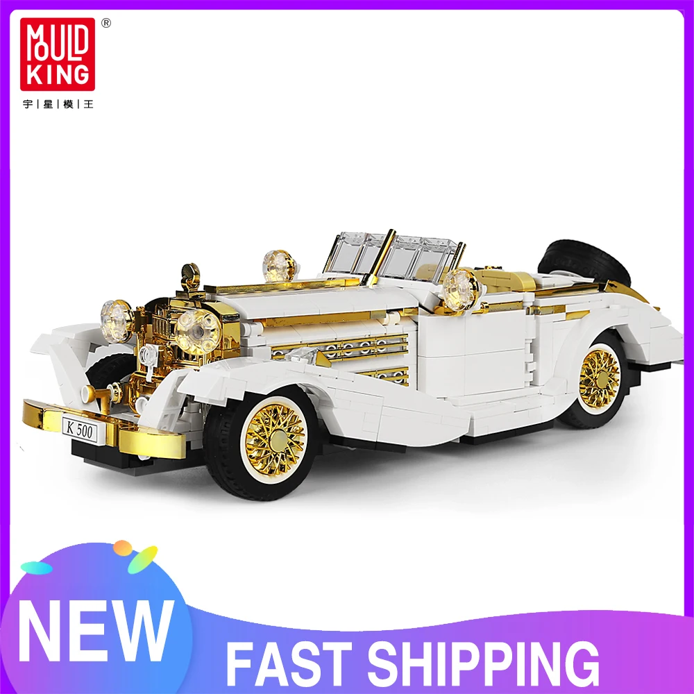 Mould King Technical K500 Vintage Car Model 868Pcs Building Blocks Bricks Creative Toys Educational Kids Birthday Gifts
Mould King Technical K500 Vintage Car Model 868Pcs Building Blocks Bricks Creative Toys Educational Kids Birthday Gifts