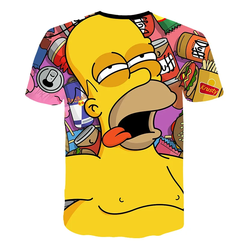 New Men's 2021 Printed 3D T-Shirt Cartoon Funny Simpsons Cartoon Character Children's Wear O-Neck Short Sleeve Top
New Men's 2021 Printed 3D T-Shirt Cartoon Funny Simpsons Cartoon Character Children's Wear O-Neck Short Sleeve Top