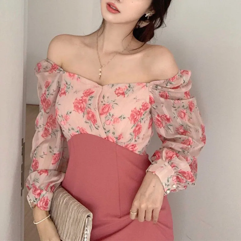 Женское платье с цветочным принтом, длинное облегающее платье на одно плечо без рукавов, весна-лето 2022
Женское платье с цветочным принтом, длинное облегающее платье на одно плечо без рукавов, весна-лето 2022