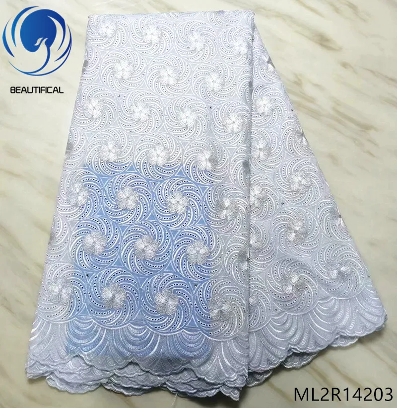 BEAUTIFICAL Nigerian cotton fabrics New arrival embroidery flowrs swiss lace fabric 5yards blue dry cotton lace fabric ML2R142
BEAUTIFICAL Nigerian cotton fabrics New arrival embroidery flowrs swiss lace fabric 5yards blue dry cotton lace fabric ML2R142