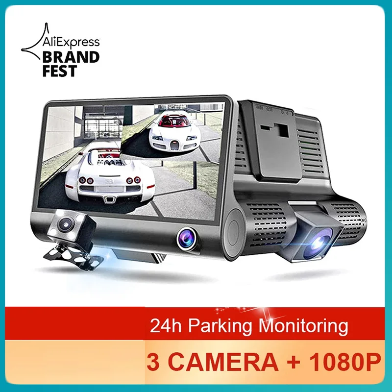 Sameuo S13 Dash Cam with Front and Rear 3 Lenses Rear View Dashcam WIFI For Car Camera HD1080 Video Recorder Reverse AUTO Dvr
Sameuo S13 Dash Cam with Front and Rear 3 Lenses Rear View Dashcam WIFI For Car Camera HD1080 Video Recorder Reverse AUTO Dvr