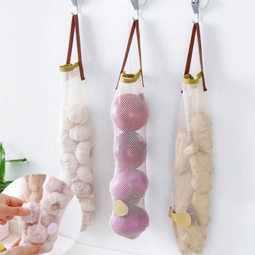 Creative Furnishing Hollow Breathable Hanging Storage Bag Of Fruit Vegetable Garlic Onion Potato Kitchen Hanging Bag Organizer
Creative Furnishing Hollow Breathable Hanging Storage Bag Of Fruit Vegetable Garlic Onion Potato Kitchen Hanging Bag Organizer