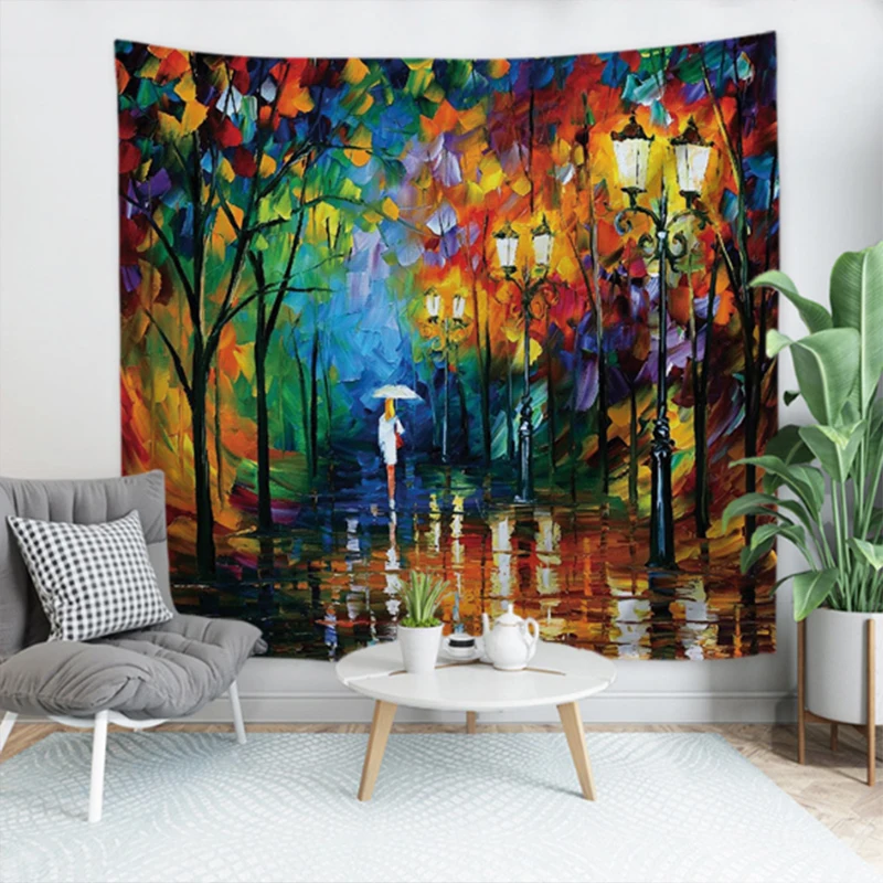 Abstract Painting Tapestry Wall Hanging Geometric Colors Printed Indian Tapestries Decorative Bohemian Art Carpet Quality
Abstract Painting Tapestry Wall Hanging Geometric Colors Printed Indian Tapestries Decorative Bohemian Art Carpet Quality