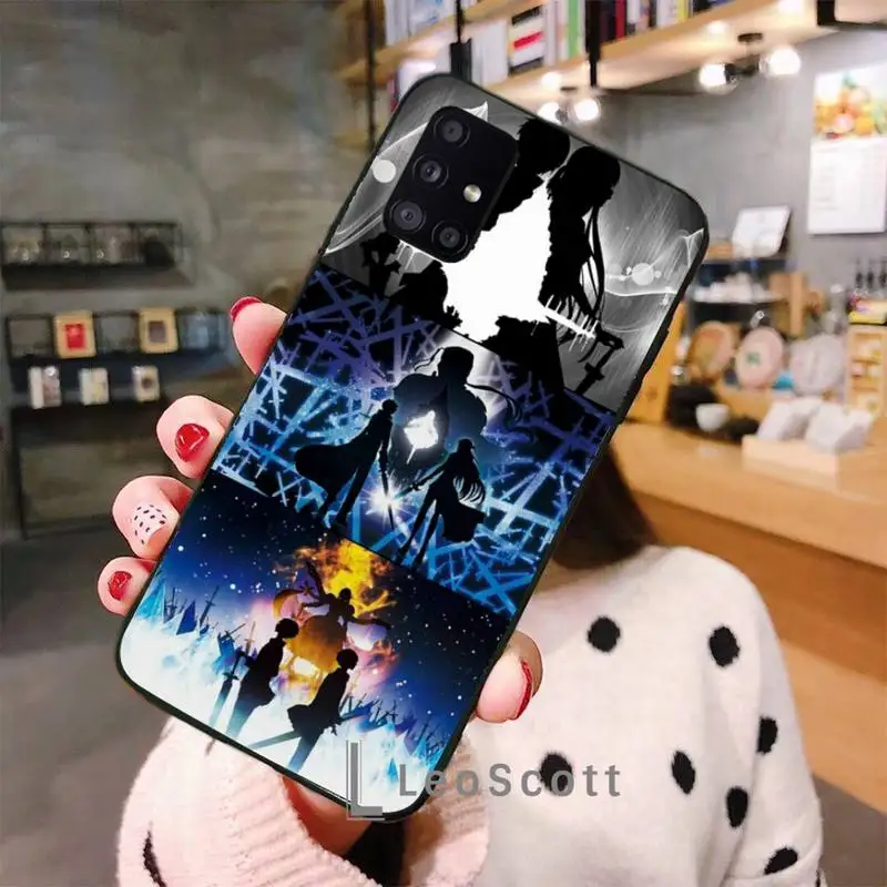 Sword Art Online Phone Case For Samsung A40 A50 A51 A71 A20E A20S S8 S9 S10 S20 Plus note 20 ultra 4G 5G
Sword Art Online Phone Case For Samsung A40 A50 A51 A71 A20E A20S S8 S9 S10 S20 Plus note 20 ultra 4G 5G