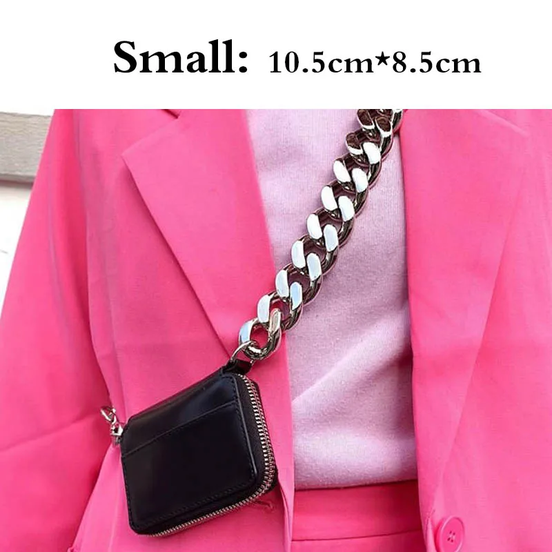Luxury Women Totes Ins Thick Metal Chain Shoulder Bag Bike Wallet Mini Bag Coin Purse Fashion Women Pack Leather Crossbody Bags
Luxury Women Totes Ins Thick Metal Chain Shoulder Bag Bike Wallet Mini Bag Coin Purse Fashion Women Pack Leather Crossbody Bags