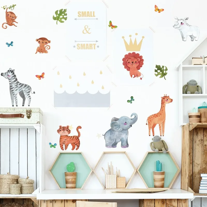 Cartoon Animal Wall Stickers for Kids Room Bedroom Decor Aesthetic Living Room Decal for Furniture Art Wallstickers Decoration
Cartoon Animal Wall Stickers for Kids Room Bedroom Decor Aesthetic Living Room Decal for Furniture Art Wallstickers Decoration