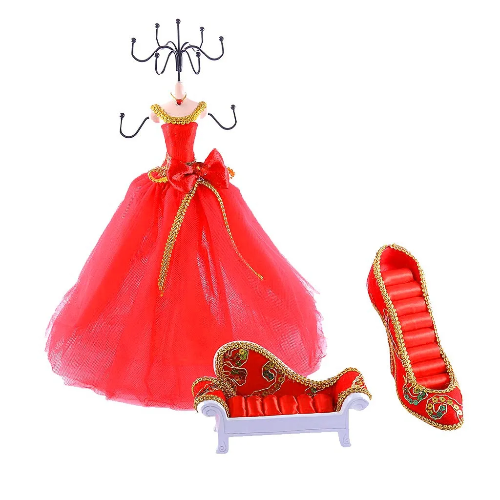 Mannequin Dress Lady Figure Jewelry Display Stand Necklace Chain Ring Holder
Mannequin Dress Lady Figure Jewelry Display Stand Necklace Chain Ring Holder