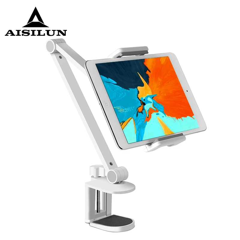 Tablet Stand Rotating Long Arm Mobile Phone Holder Height/Angle Adjustable Aluminium Alloy Support Tablet Mount Bracket IPad Pro
Tablet Stand Rotating Long Arm Mobile Phone Holder Height/Angle Adjustable Aluminium Alloy Support Tablet Mount Bracket IPad Pro