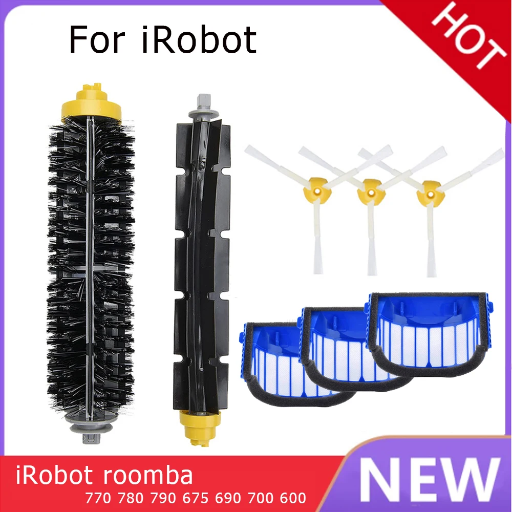Escovas de substituição para irobot roomba 770 780 790 675 690 700 600 série bimaterial escova peças reposição acessórios aspira
Escovas de substituição para irobot roomba 770 780 790 675 690 700 600 série bimaterial escova peças reposição acessórios aspira