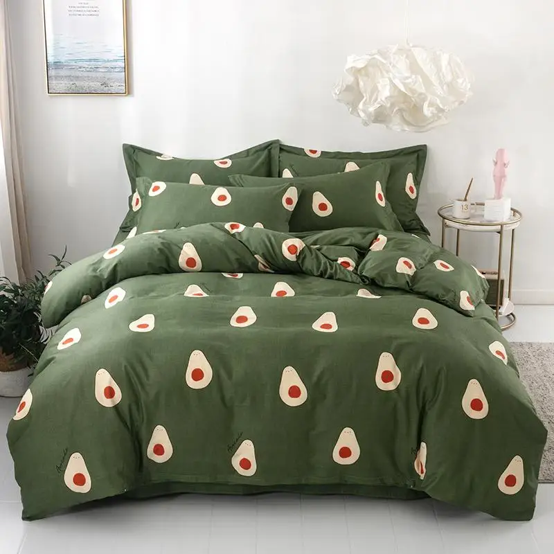 40 bedding set Pure color A/B double-sided pattern Cartoon Simplicity Bed sheet quilt cover pillowcase 3/4pcs
40 bedding set Pure color A/B double-sided pattern Cartoon Simplicity Bed sheet quilt cover pillowcase 3/4pcs