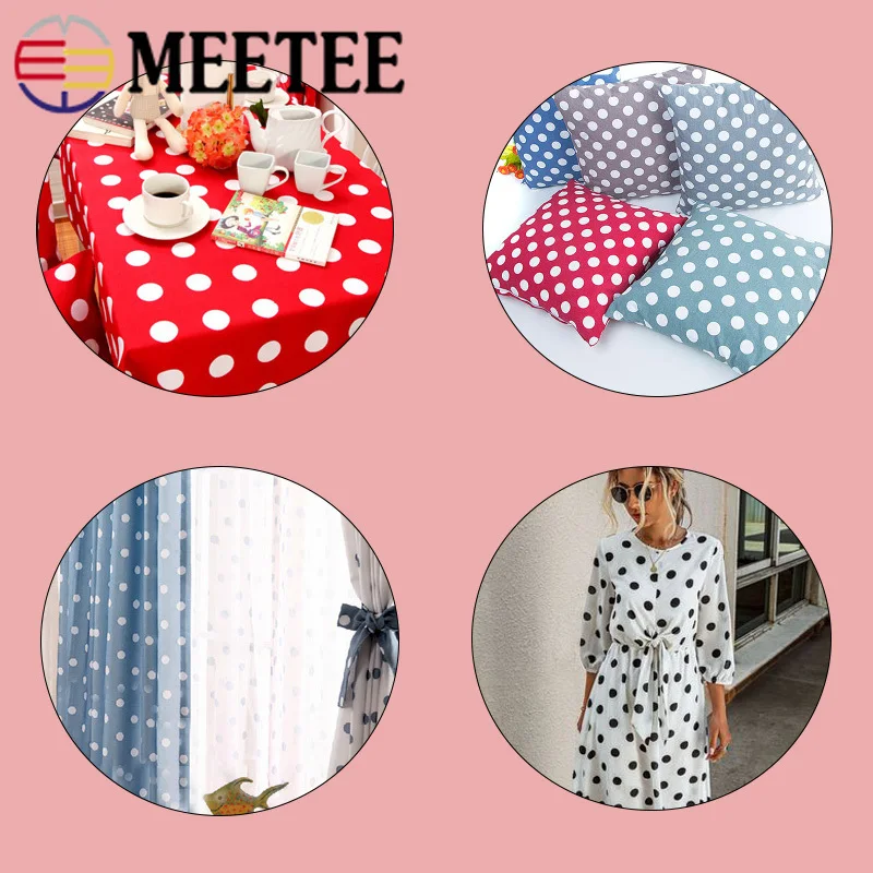 1M Meetee Wide150cm Round Dot Printed Wear-resistant Colorful Fabric DIY Sewing Bags Curtains Sofas Tablecloths Material Cloth
1M Meetee Wide150cm Round Dot Printed Wear-resistant Colorful Fabric DIY Sewing Bags Curtains Sofas Tablecloths Material Cloth