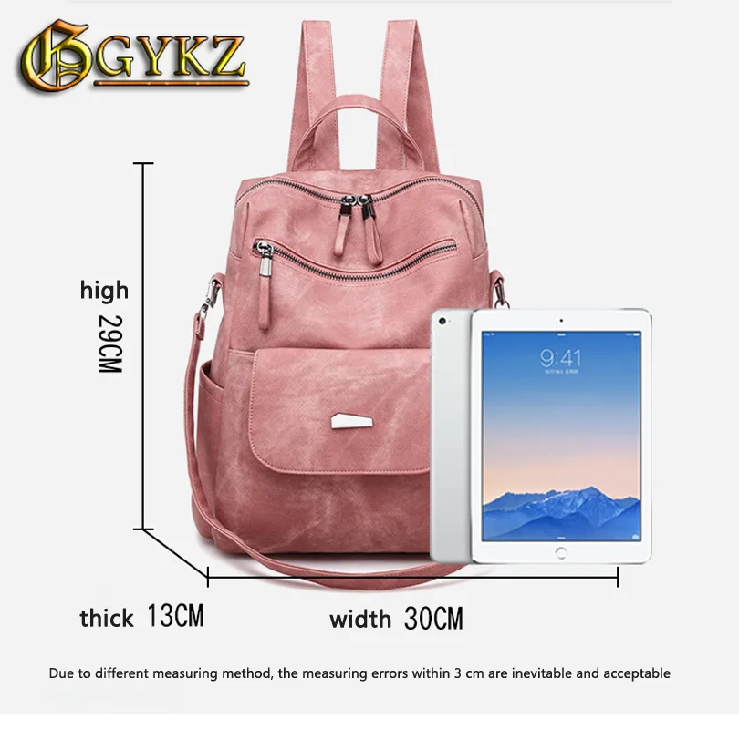 Gykz Small Backpacks for Women Vintage Designer Softback Unique In 30cm Fashion School Shoulder Bags PU Cheap High Quality
Gykz Small Backpacks for Women Vintage Designer Softback Unique In 30cm Fashion School Shoulder Bags PU Cheap High Quality