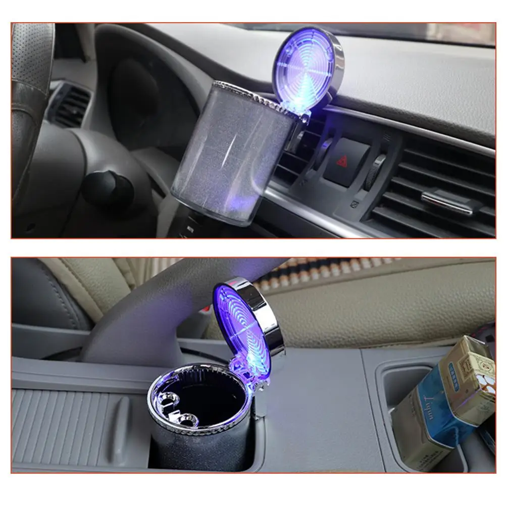 Car Cigarette Ashtray for Cup Holder Car Air Vent Cigarette Ashtray with LED Light Color Changing and Cover for Cars
Car Cigarette Ashtray for Cup Holder Car Air Vent Cigarette Ashtray with LED Light Color Changing and Cover for Cars