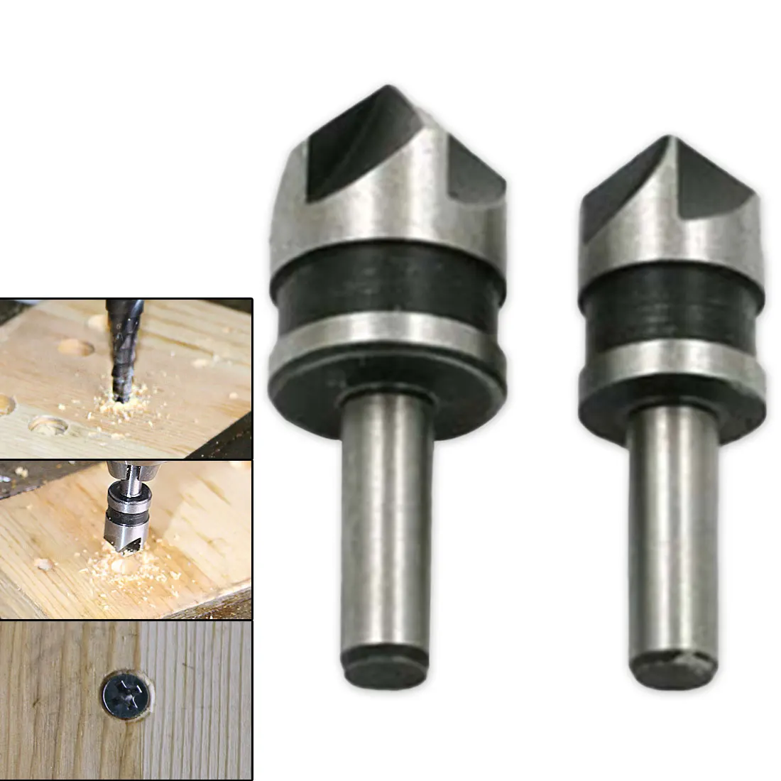 2pcs 5 Flute Countersink Drill Bit HSS 82 Degree Point Angle Chamfer Chamfering Cutter 1/4" Round Shank For Power Tool
2pcs 5 Flute Countersink Drill Bit HSS 82 Degree Point Angle Chamfer Chamfering Cutter 1/4" Round Shank For Power Tool