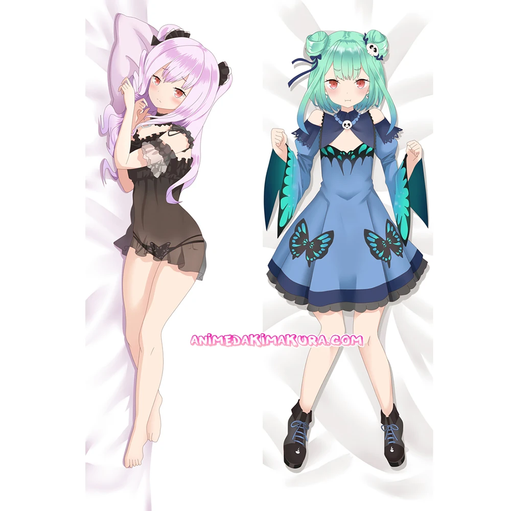 Virtual YouTuber Uruha Rushia Anime Girl Dakimakura Hugging Body Pillow Case Cover