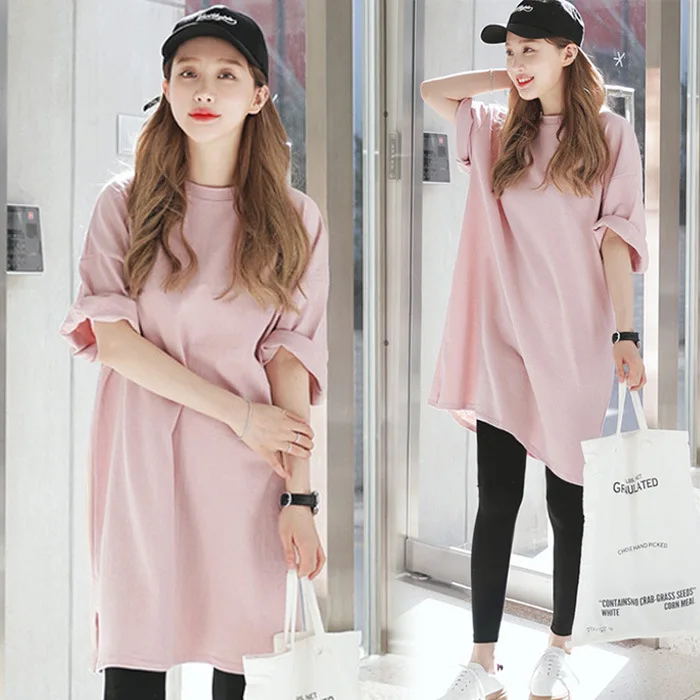2022 Women Fashion Tops Spring Summer Solid Color Loose Large Medium and Long Short Sleeve graphicT-shirt Skirt Female Student
2022 Women Fashion Tops Spring Summer Solid Color Loose Large Medium and Long Short Sleeve graphicT-shirt Skirt Female Student