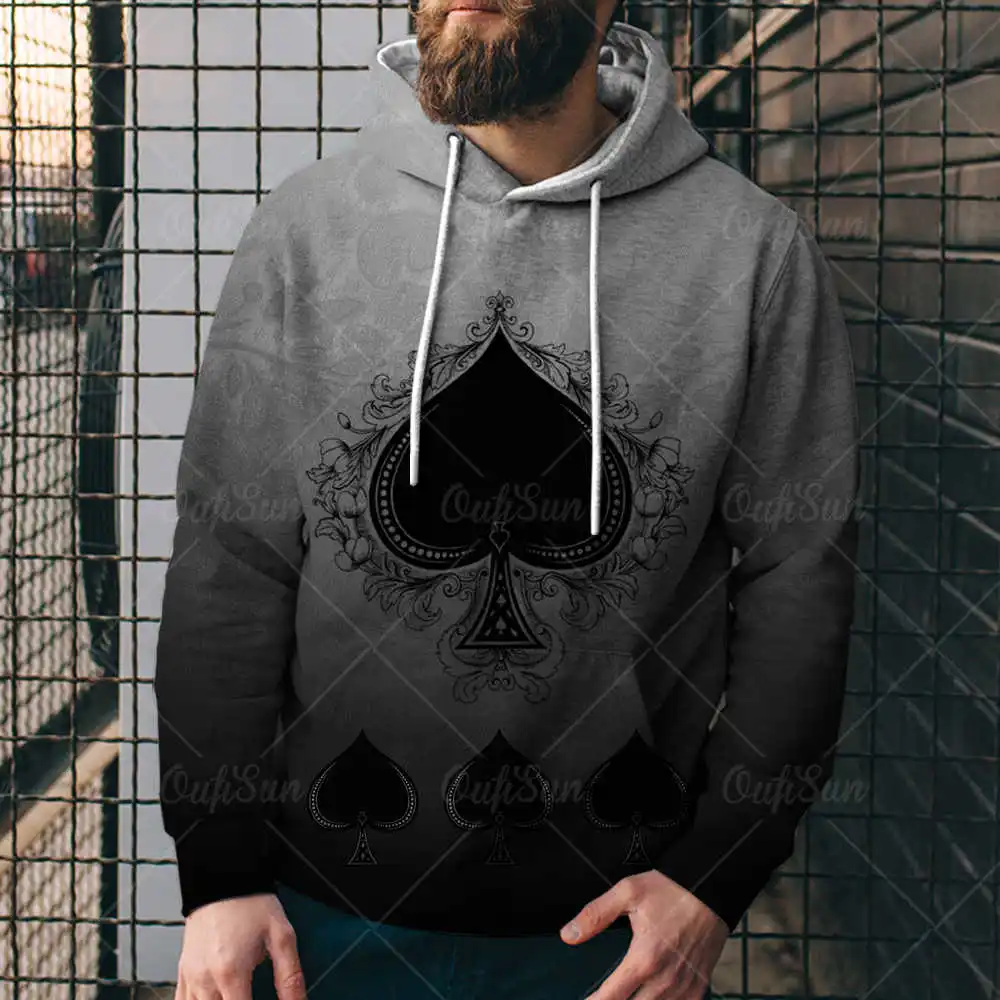 Fashion Casual Playing Card Pattern 3D Printing Men's/women's Universal Hoodie 2021 New Spring And Autumn Oversized Hoodies 4XL
Fashion Casual Playing Card Pattern 3D Printing Men's/women's Universal Hoodie 2021 New Spring And Autumn Oversized Hoodies 4XL