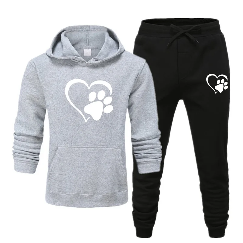 Women Sportwear Hoodie+Pants Tracksuit Autumn Winter Printed Casual Warm Long Sleeve Sweashirt With Pocket Lady Sweat Suit
Women Sportwear Hoodie+Pants Tracksuit Autumn Winter Printed Casual Warm Long Sleeve Sweashirt With Pocket Lady Sweat Suit