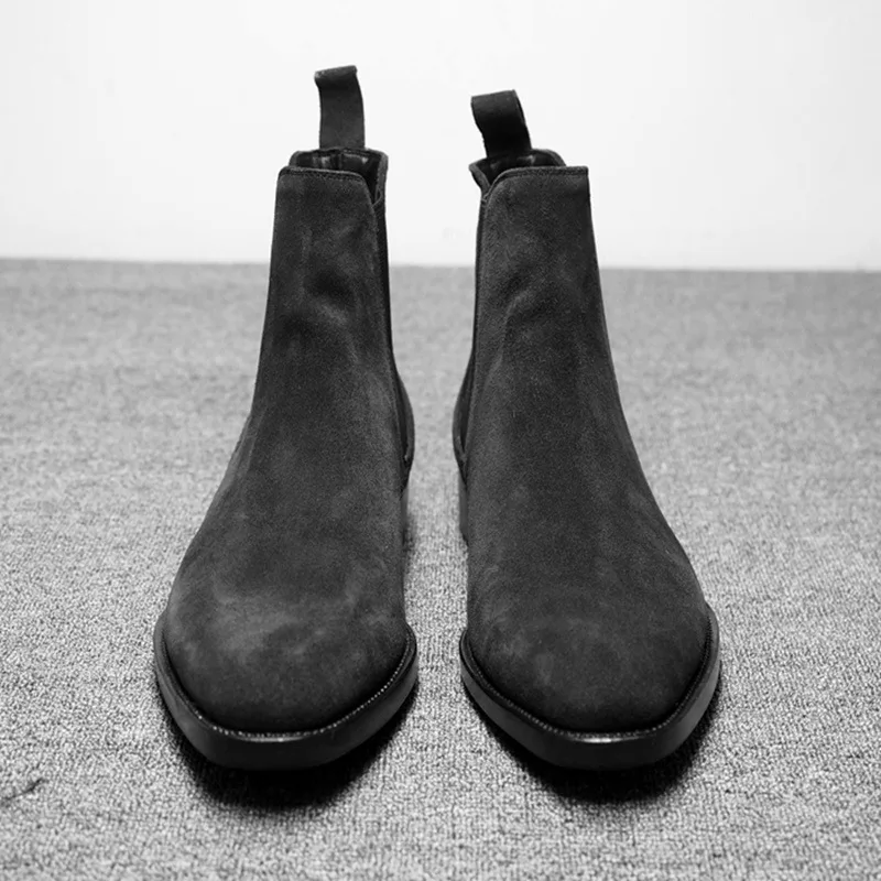 Mens Boots Classic Fashion Chelsea Frosted Men's Casual Boots Luxury Brand High-top Winter Autumn Big Size 39-48 Work Men Boots
Mens Boots Classic Fashion Chelsea Frosted Men's Casual Boots Luxury Brand High-top Winter Autumn Big Size 39-48 Work Men Boots