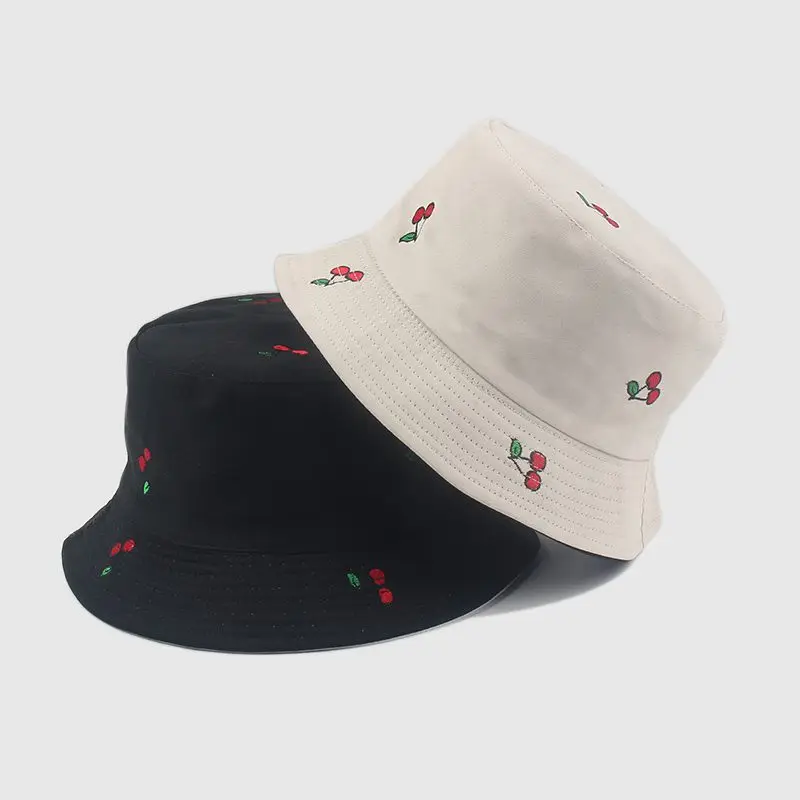 2020 Cotton Double Sided Cherry Printing Bucket Hat Fisherman Hat Outdoor Travel Hat Sun Cap Hats for Men and Women 208
2020 Cotton Double Sided Cherry Printing Bucket Hat Fisherman Hat Outdoor Travel Hat Sun Cap Hats for Men and Women 208