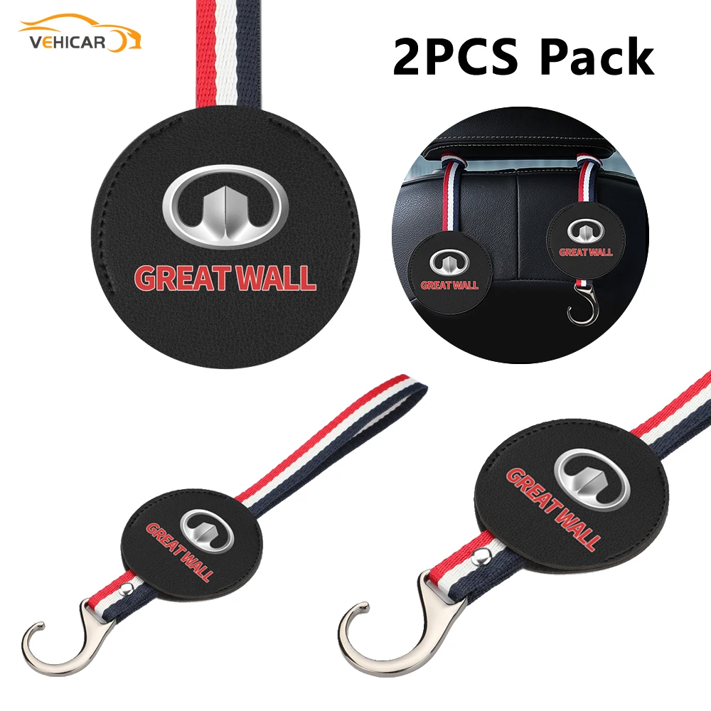VEHICAR GREAT WALL 2Pack Seat Back Storage Universal Hooks Car Headrest Auto Portable Hanger Organizers For Handbag Clothes Bag
VEHICAR GREAT WALL 2Pack Seat Back Storage Universal Hooks Car Headrest Auto Portable Hanger Organizers For Handbag Clothes Bag