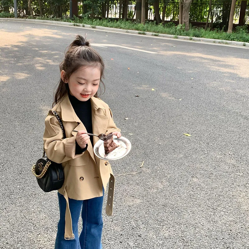 2021 autumn new children's wear girls' fashion windbreaker baby short coat outerwear clothes 2-282
2021 autumn new children's wear girls' fashion windbreaker baby short coat outerwear clothes 2-282