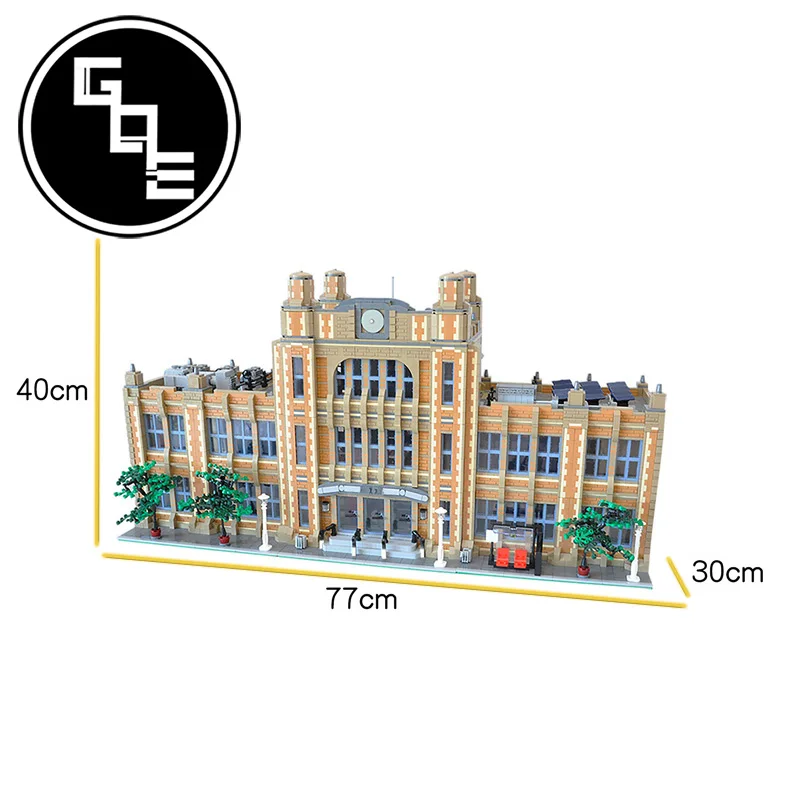 City Street View Architecture Series Bricks MOC-49130 Modular School House Creative Ideal Model Building Blocks Toys Kids Gifts
City Street View Architecture Series Bricks MOC-49130 Modular School House Creative Ideal Model Building Blocks Toys Kids Gifts