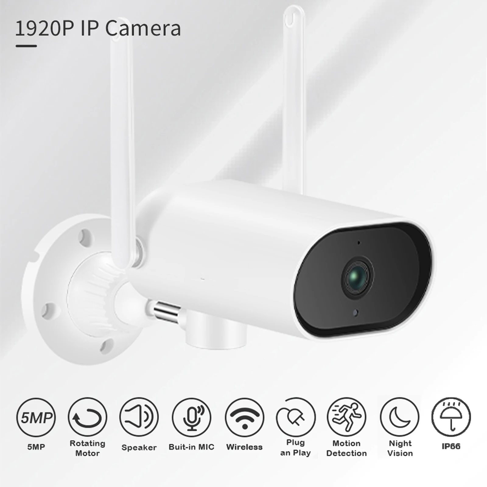 5MP Super HD Wireless WiFi Security Camera Outdoor Surveillance Camera with Night Vision Motion Detection Remote Access
5MP Super HD Wireless WiFi Security Camera Outdoor Surveillance Camera with Night Vision Motion Detection Remote Access