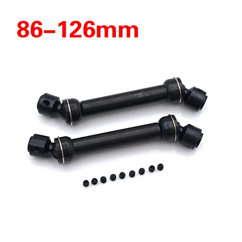 2PCS 86-126mm Steel Universal Drive Shaft for SCX10 D90 & 2 Set MIni Storage Box Decoration Tool Set for 1/10 TRX4 SCX10
2PCS 86-126mm Steel Universal Drive Shaft for SCX10 D90 & 2 Set MIni Storage Box Decoration Tool Set for 1/10 TRX4 SCX10