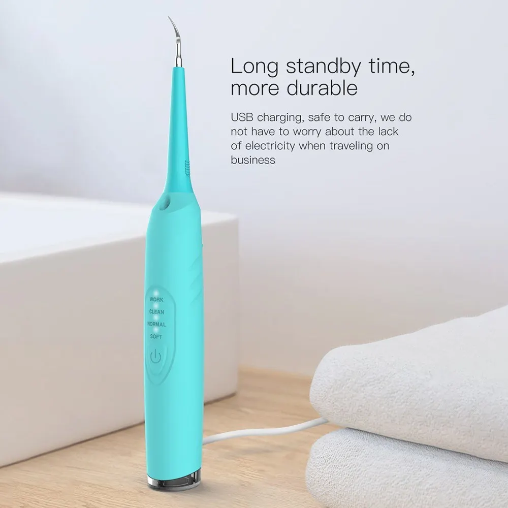 Electric Dental Calculus Remover Tooth 2 Cleaning Heads 3 Cleaning Mode with LED Light Portable Whiten Teeth Oral Hygiene
Electric Dental Calculus Remover Tooth 2 Cleaning Heads 3 Cleaning Mode with LED Light Portable Whiten Teeth Oral Hygiene