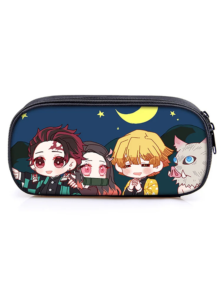 10Styles Demon Slayer: Kimetsu No Yaiba Tanjirou Nezuko Kochou Zipper Pen Bag Student Pencil Case Cosmetic Bag Storage bag 
10Styles Demon Slayer: Kimetsu No Yaiba Tanjirou Nezuko Kochou Zipper Pen Bag Student Pencil Case Cosmetic Bag Storage bag