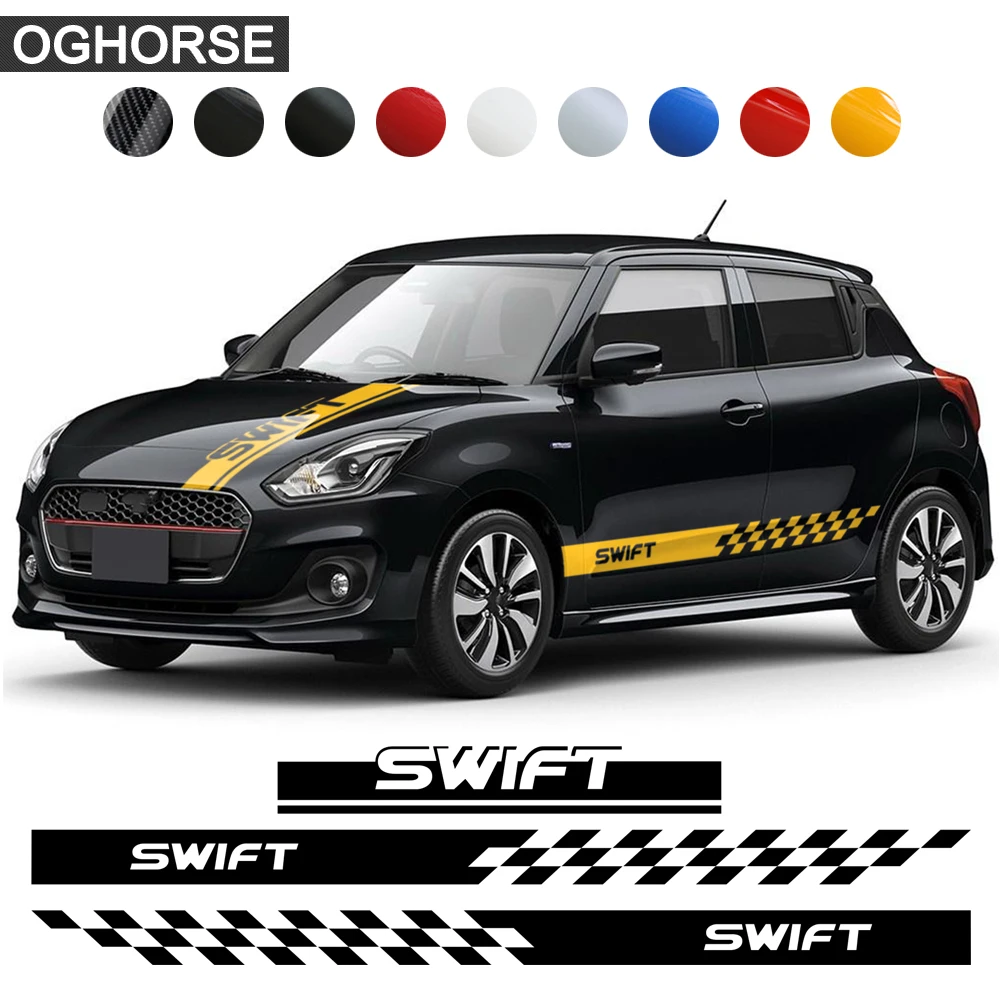 Car Styling Hood Decal Bonnet Body Kit Engine Cover Side Stripes Skirt Sticker for Suzuki Swift Sport RS Turbo 
Car Styling Hood Decal Bonnet Body Kit Engine Cover Side Stripes Skirt Sticker for Suzuki Swift Sport RS Turbo