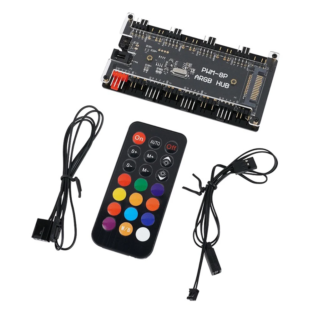 RGB Fan Argb5v 3-pin For Pwm LED Controller Pc Fan Hub 5v 3-pin ARGB Cooling AURA Distributor Adapter
RGB Fan Argb5v 3-pin For Pwm LED Controller Pc Fan Hub 5v 3-pin ARGB Cooling AURA Distributor Adapter
