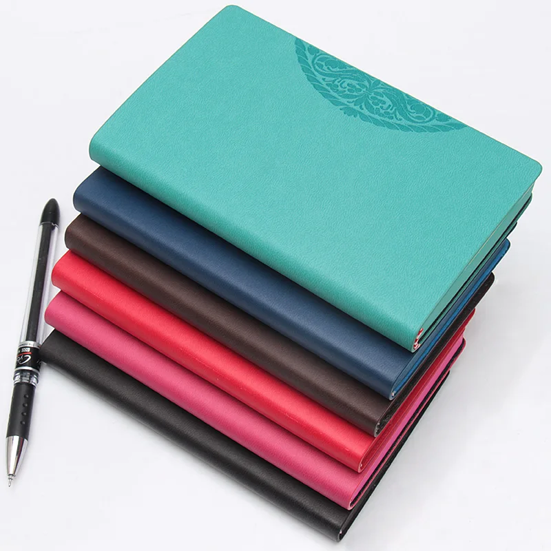 Блокнот A6 деловой кожаный, записывающая книжка для офиса, портативный маленький карманный деловой простой блокнот для Конференции 
Блокнот A6 деловой кожаный, записывающая книжка для офиса, портативный маленький карманный деловой простой блокнот для Конференции