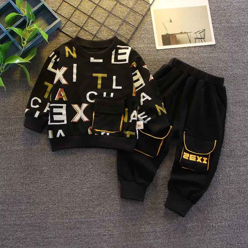 Boys Clothing Set Spring Autumn Fashion Cotton Tops+pants 2pcs Children Boys Outfits For Kids Tracksuit 1-6Y Boys Clothing
Boys Clothing Set Spring Autumn Fashion Cotton Tops+pants 2pcs Children Boys Outfits For Kids Tracksuit 1-6Y Boys Clothing