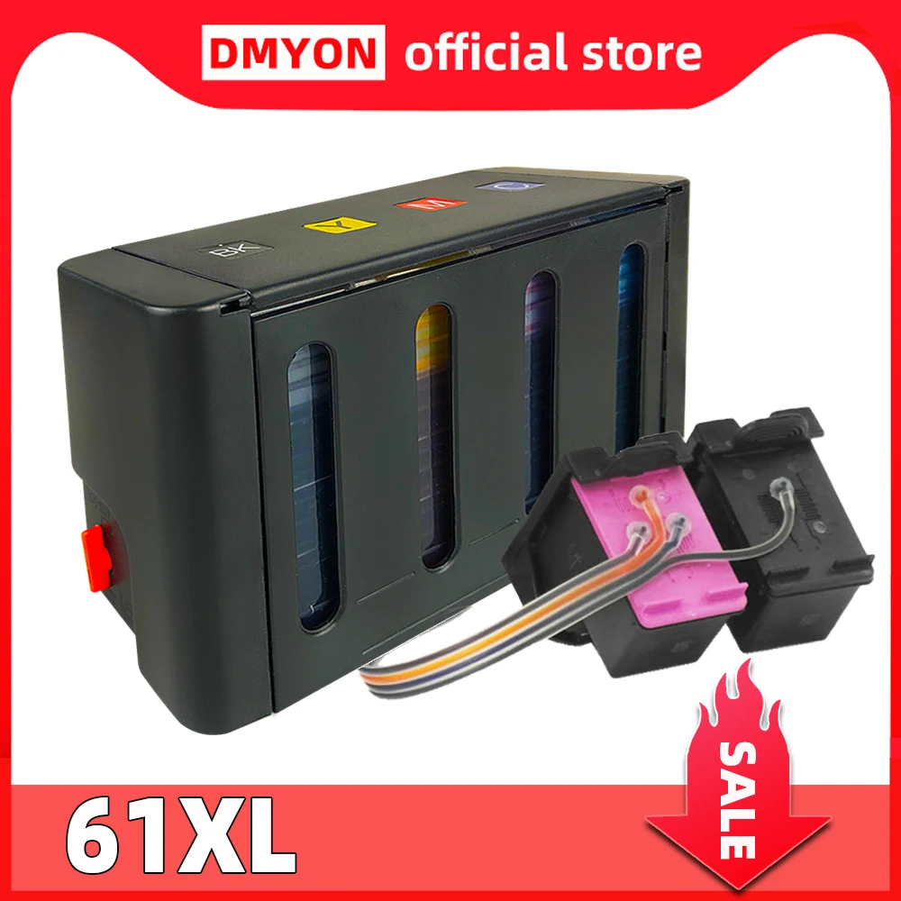 DMYON Compatible for HP 61 Continuous Ink Supply System Deskjet 1000 1010 1011 1012 1050 1051 1055 1056 1510 1511 1512 Printer
DMYON Compatible for HP 61 Continuous Ink Supply System Deskjet 1000 1010 1011 1012 1050 1051 1055 1056 1510 1511 1512 Printer
