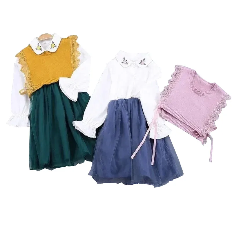 Girl knitting Dress 2021new Autumn And Winter New Beauty Girl Two Pieces of long-sleeved Mesh Yarn Peng Peng Princess Dress
Girl knitting Dress 2021new Autumn And Winter New Beauty Girl Two Pieces of long-sleeved Mesh Yarn Peng Peng Princess Dress