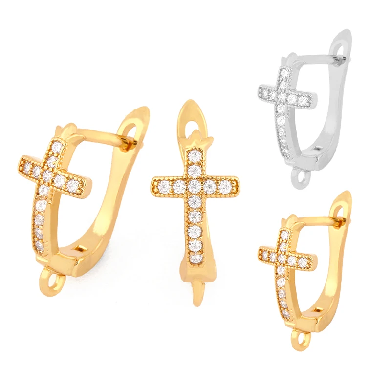 OCESRIO DIY Handmade Earring Hooks CROSS Long Zircon Earrings Making Pendants Luxury Jewelry Making Accessories erha030
OCESRIO DIY Handmade Earring Hooks CROSS Long Zircon Earrings Making Pendants Luxury Jewelry Making Accessories erha030