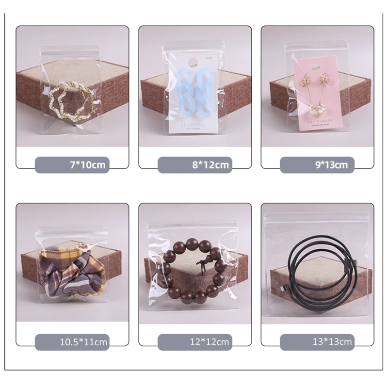 100pcs/pack PVC Jewelry Bags Ziplock Bag Gift Packaging Pouch For Earring Ring Pendant Bracelet Necklace Storage Bag
100pcs/pack PVC Jewelry Bags Ziplock Bag Gift Packaging Pouch For Earring Ring Pendant Bracelet Necklace Storage Bag