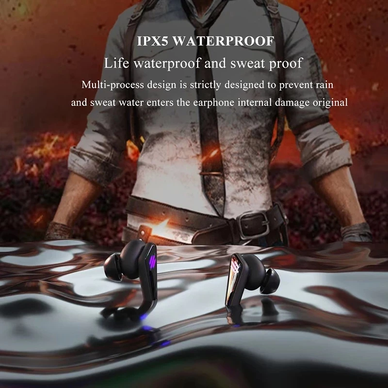 TWS Bluetooth Gaming Earbuds Low Latency Mini Stereo True Wireless Earphones In ear Sports Waterproof with 3 Mic for phone
TWS Bluetooth Gaming Earbuds Low Latency Mini Stereo True Wireless Earphones In ear Sports Waterproof with 3 Mic for phone