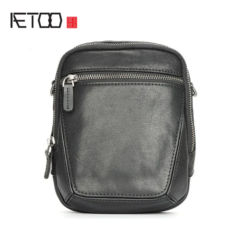 AETOO First layer cowhide leather men's bag, men's messenger bag, fashionable leather shoulder bag
AETOO First layer cowhide leather men's bag, men's messenger bag, fashionable leather shoulder bag