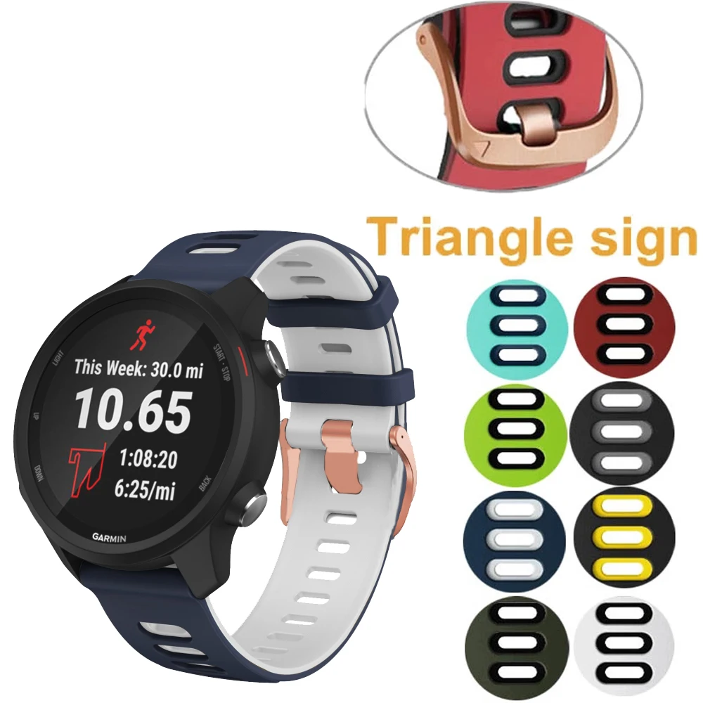 Colorful 20mm Wristband Strap For Garmin Forerunner 245 645 vivomove 3t S40 Sport Silicone Smart Watchband Bracelet Accessories
Colorful 20mm Wristband Strap For Garmin Forerunner 245 645 vivomove 3t S40 Sport Silicone Smart Watchband Bracelet Accessories