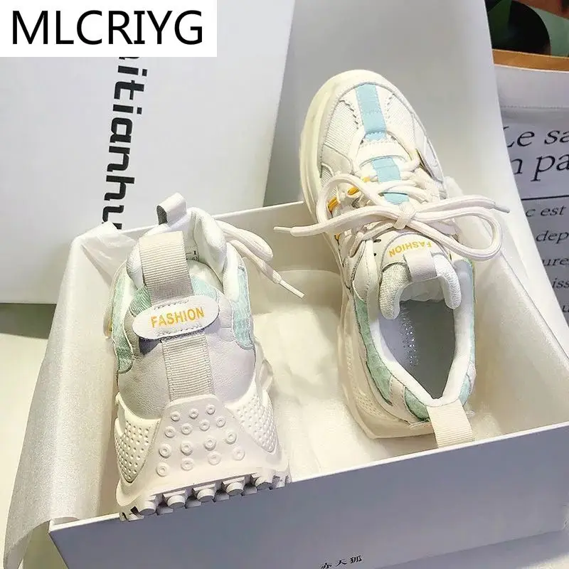 Women's Vulcanized Shoes Fashion 2021 Spring Comfortable Platform Sneakers Color Matching Women Casual Shoes Zapatos De Mujer
Women's Vulcanized Shoes Fashion 2021 Spring Comfortable Platform Sneakers Color Matching Women Casual Shoes Zapatos De Mujer