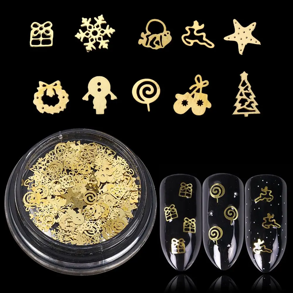 Bell Elk Snowflake Manicure Decorations Nails Sequins Gold Glitter Flakes Christmas Nail Decoration Sequins for Nails
Bell Elk Snowflake Manicure Decorations Nails Sequins Gold Glitter Flakes Christmas Nail Decoration Sequins for Nails