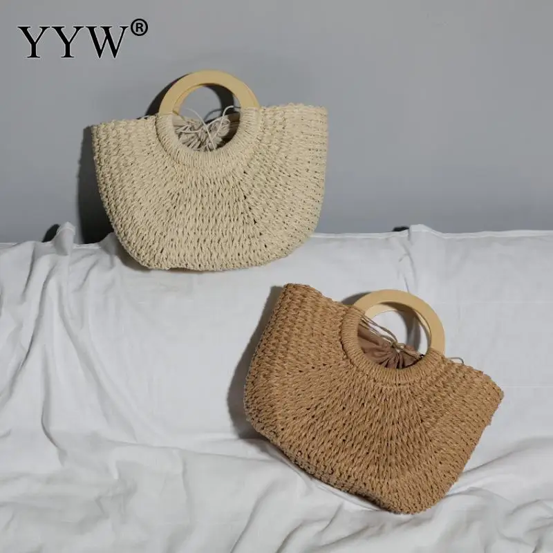 Large Straw Handbags Moon shaped Top Handle Handbags Totes for Women Fashion Straw Bag Clutch Tote Summer Beach Hand Bags New
Large Straw Handbags Moon shaped Top Handle Handbags Totes for Women Fashion Straw Bag Clutch Tote Summer Beach Hand Bags New