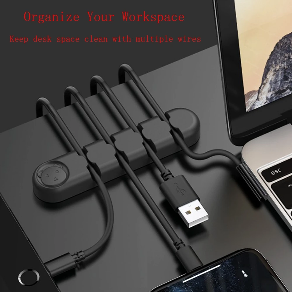 USB Cable Organizer Wire Winder Earphone Holder Cable Cord Holder Clip Office Desktop Phone Cables Fixer Wire Management
USB Cable Organizer Wire Winder Earphone Holder Cable Cord Holder Clip Office Desktop Phone Cables Fixer Wire Management